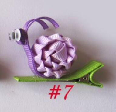 snail--Sculpture hair bows style boutique hair bow