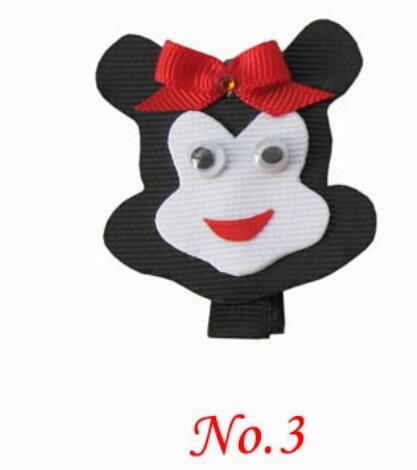 mickey mouse--Sculpture hair bows style boutique hair bow
