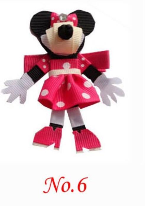 mickey mouse--Sculpture hair bows style boutique hair bow