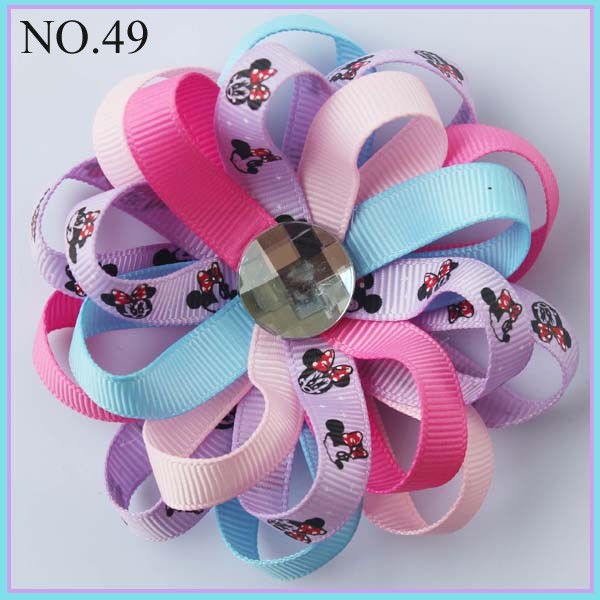 3.5''flower loopy bows