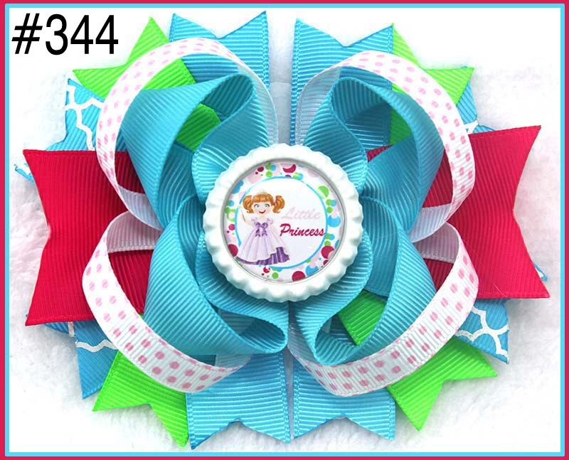 4.5" Inspired Boutique Layered Hair Bow birthday hair bows