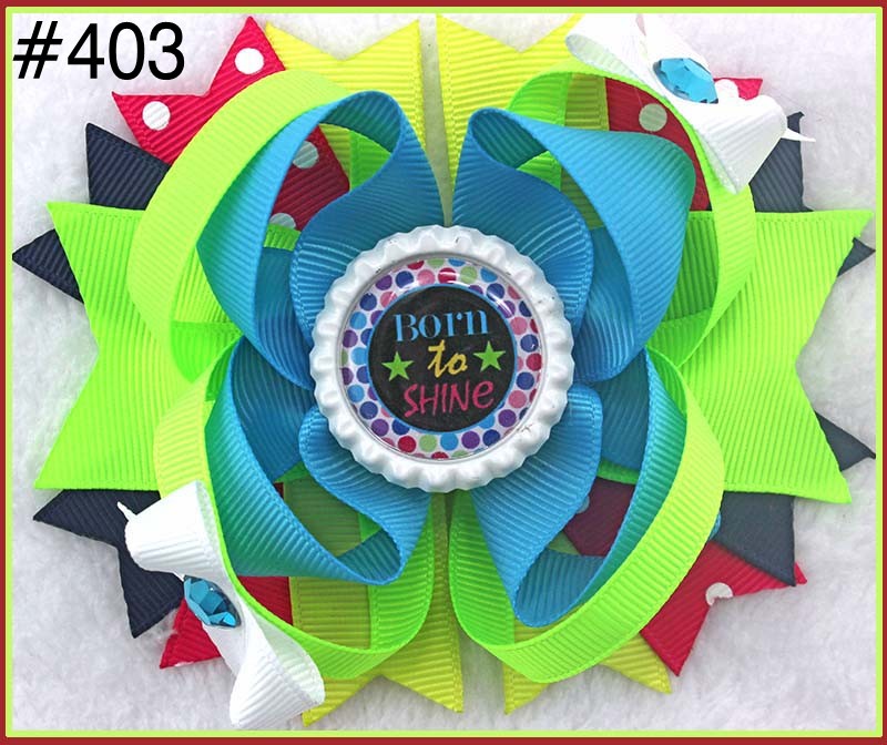 4.5\" Inspired Boutique Layered Hair Bow