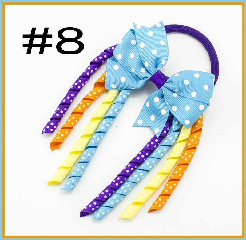 3.5\'\'X6\'\' funky Korker Hair Bows Colorful Korkers