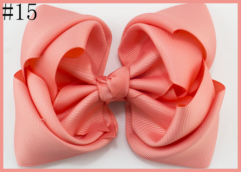 5-6'' double layered boutique hair bows