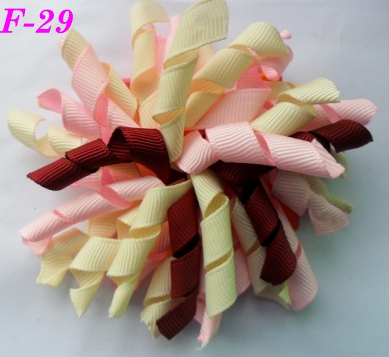 4" korker hair bows boutique hair clips hair bows