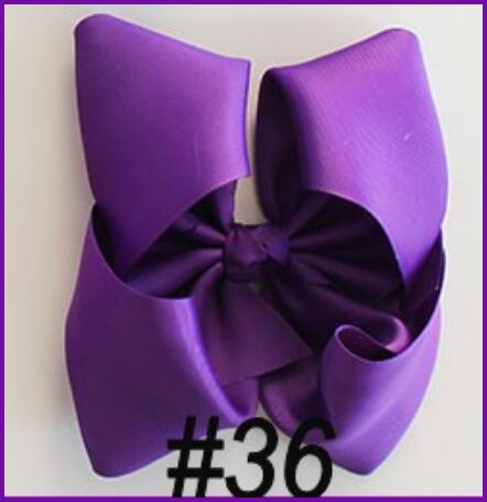 8'' ABC hair bows Boutique hair bows Girl ABC hair clips