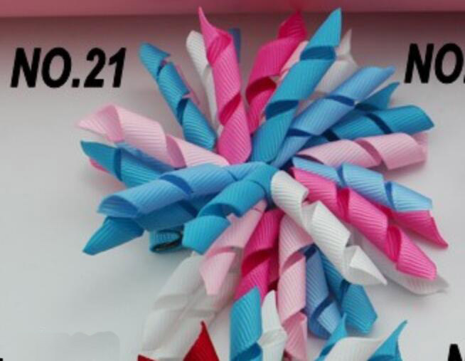 3.5'' korker hair clips (SEW ONES) mix color korker hair bow