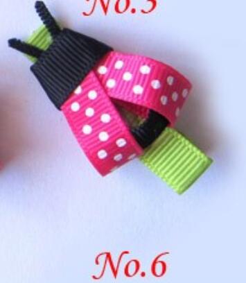 open ladybug--Sculpture hair bows style boutique hair bow