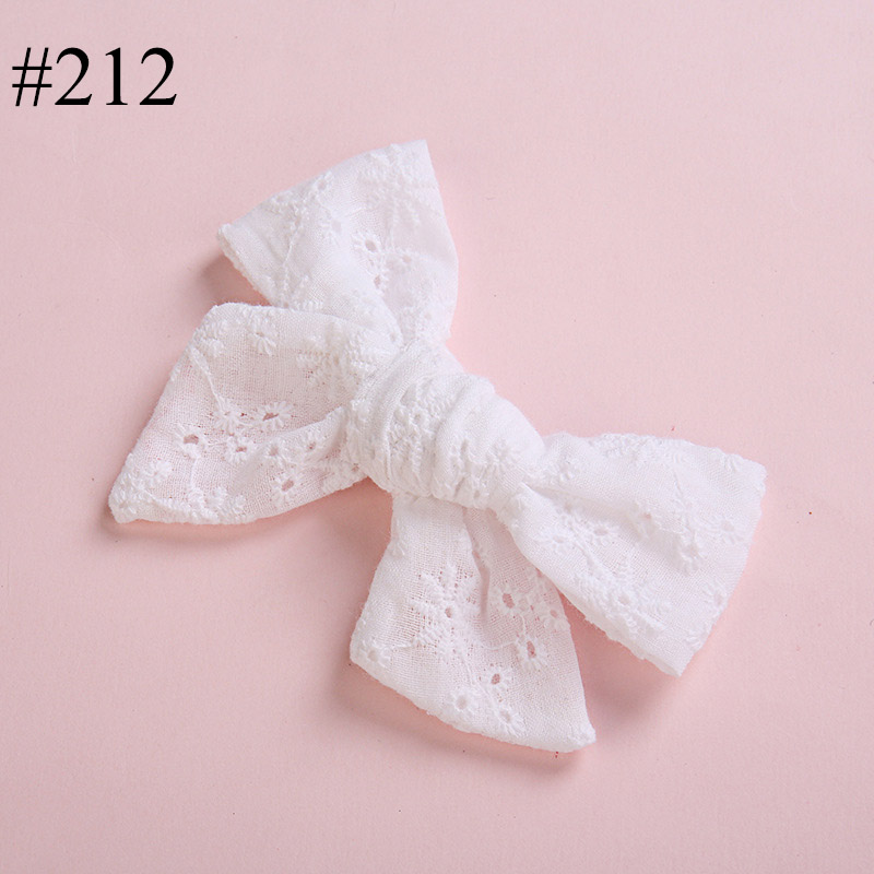 cute princess hair clip pure white lace bowknot hair clip soft e