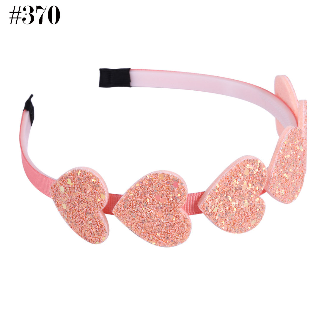 Glitter Heart Hairband Dance Party Headband