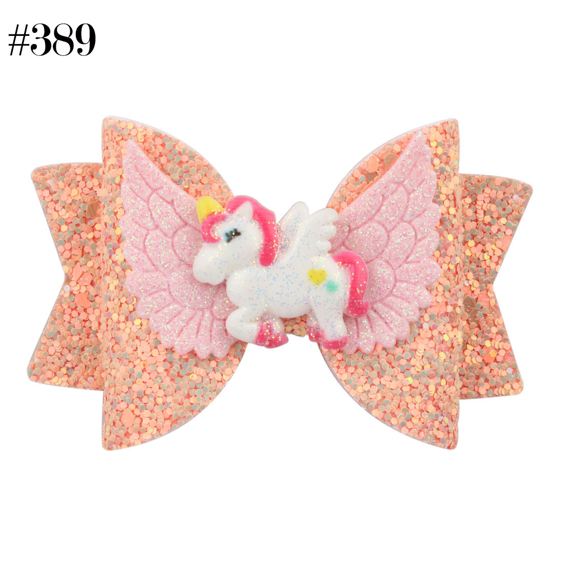 Glitter Hair Bow Unicorn and Mermaid Wings hair bows