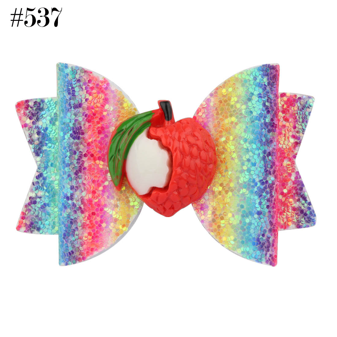 gradient bowknot with fruit hair bows