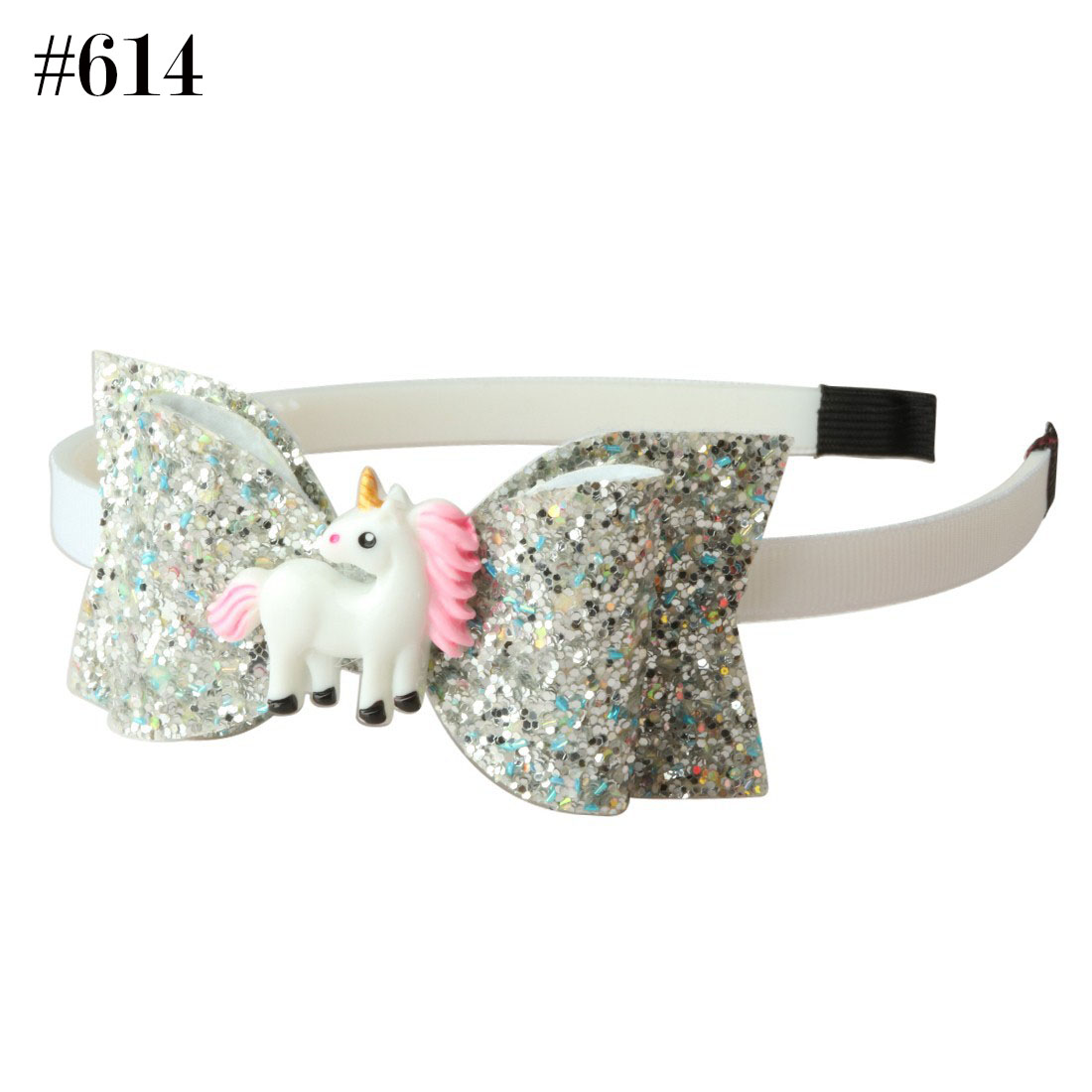 Glitter colorful Bow Cute Unicorn Headbands