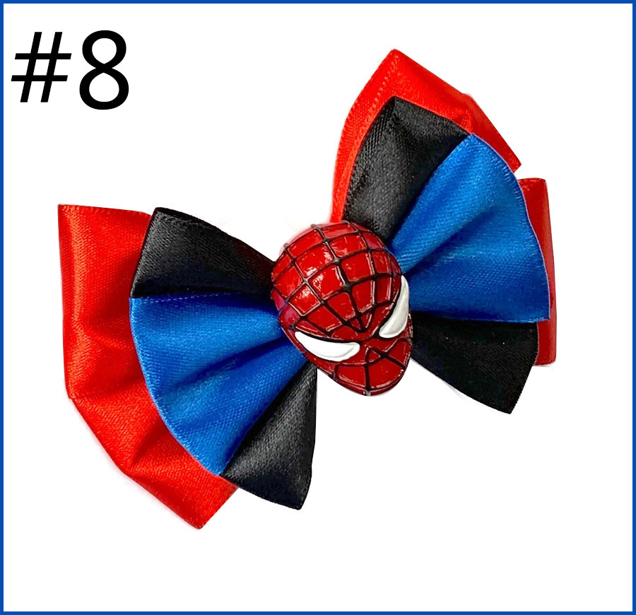 4.5-5.5'' Captain America Bow Avengers Hair Bows Iron Man Bow S