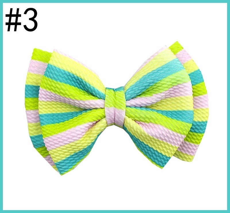 5-6'' UNICORN Fabric Bow summer Liverpool Bow Collection Crepe