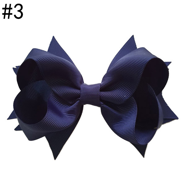 Boutique Hair Bow 4" Hair Bows Clip Accessories With Clip