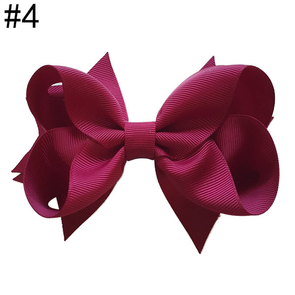 Boutique Hair Bow 4\" Hair Bows Clip Accessories With Clip