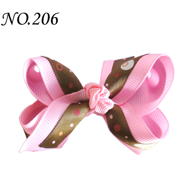 2.75\'\' boutique double abc girl hair Bows Accessories With ClipP