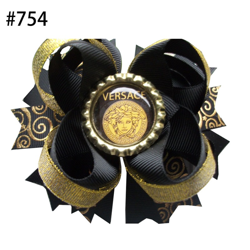 4.5\'\' inspired hair Bows Accessories With elastic Boutique Bow
