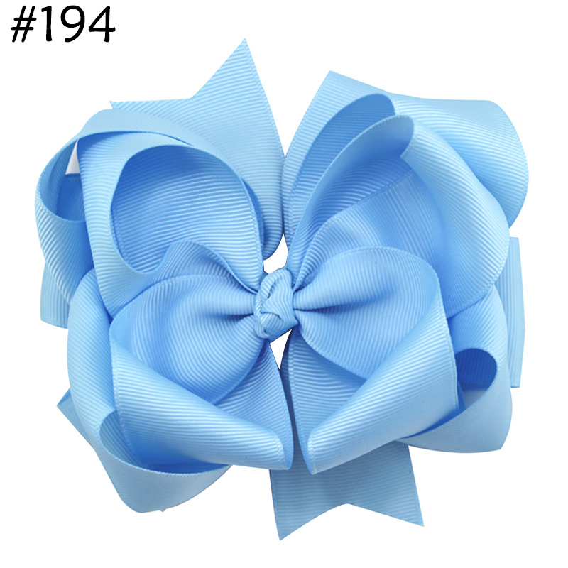 5'' stacked boutique hair bows for girls toddle hair accessories
