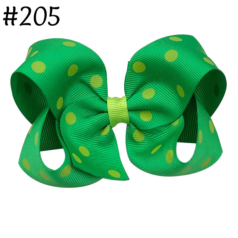 7'' large St Patrick's Day Hair Bows