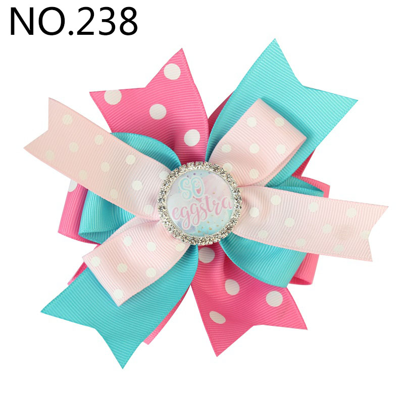 Easter Hair Bow spring hair clips festival accessories for girl