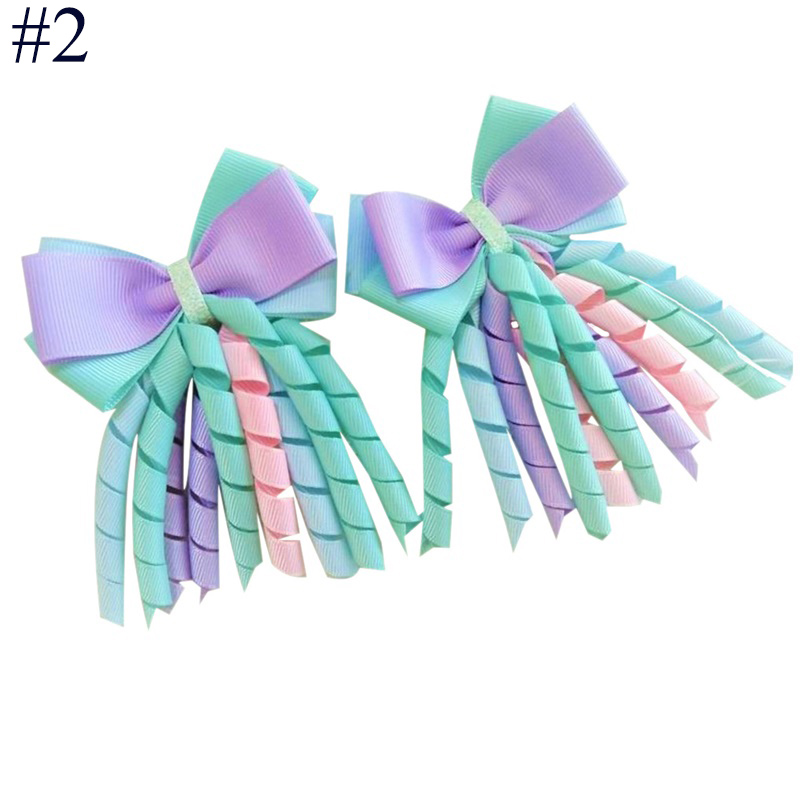 3\'\' pigtail korker hair bows for girl