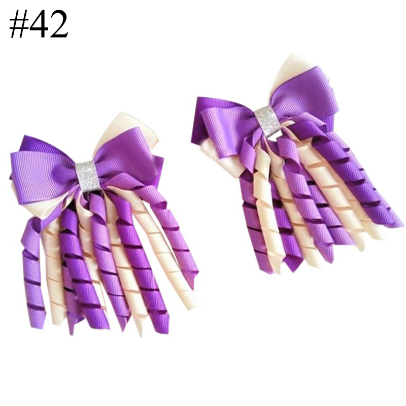 3'' Pigtail Korker Hair Bows For Girl
