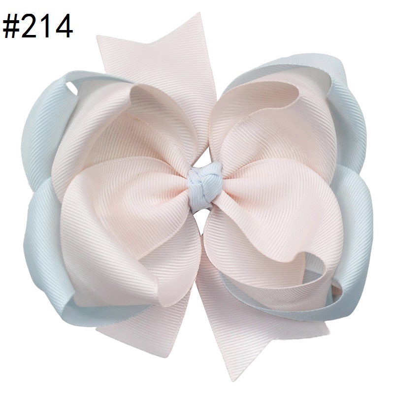 5.5'' spring hair Bow clip easter bows for toddle girl hair acce
