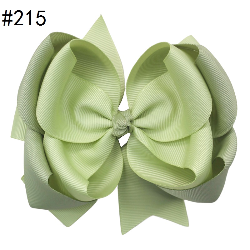 5.5'' spring hair Bow clip easter bows for toddle girl hair acce