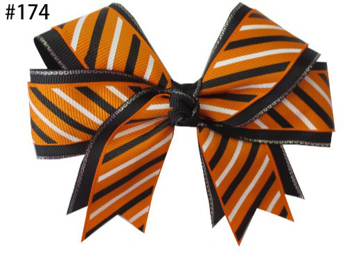 4.5inch halloween double cheer hair bows