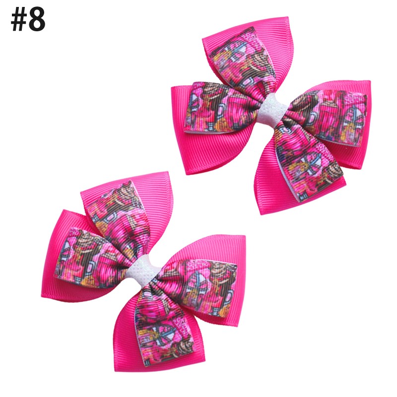 Barbie hair bow inspired boutique hair bows