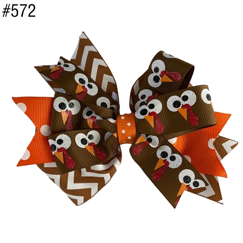 Product halloween hair bows Size 4---5.5'' Color Check all photo