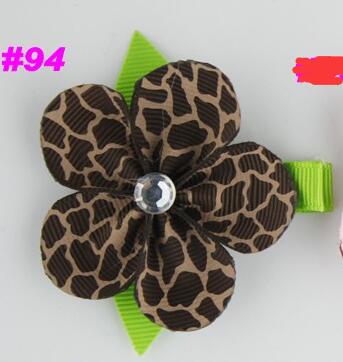 2''petal flower clips