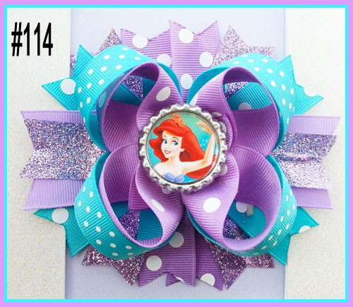 4.5-5.5'' the Little Mermaid hair bow