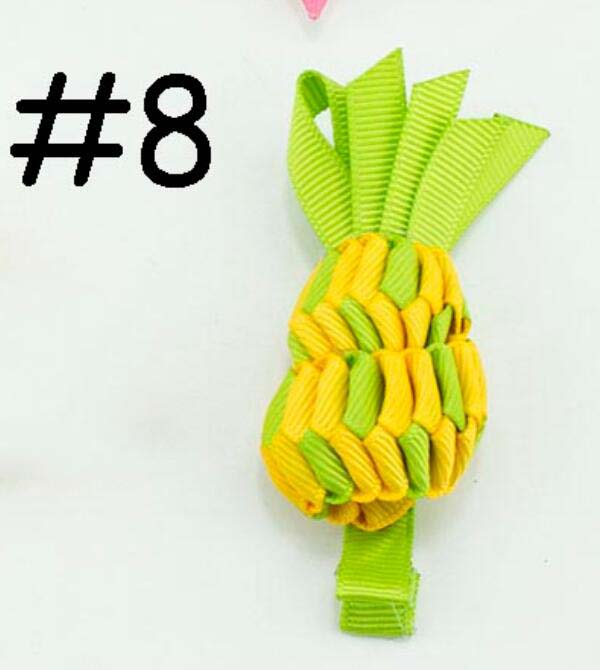 sculpture hair clippie fruit hair clips summer hair bows