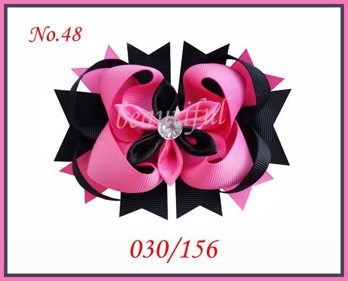 4.5'' Romantic hair bows girl boutique hair bows